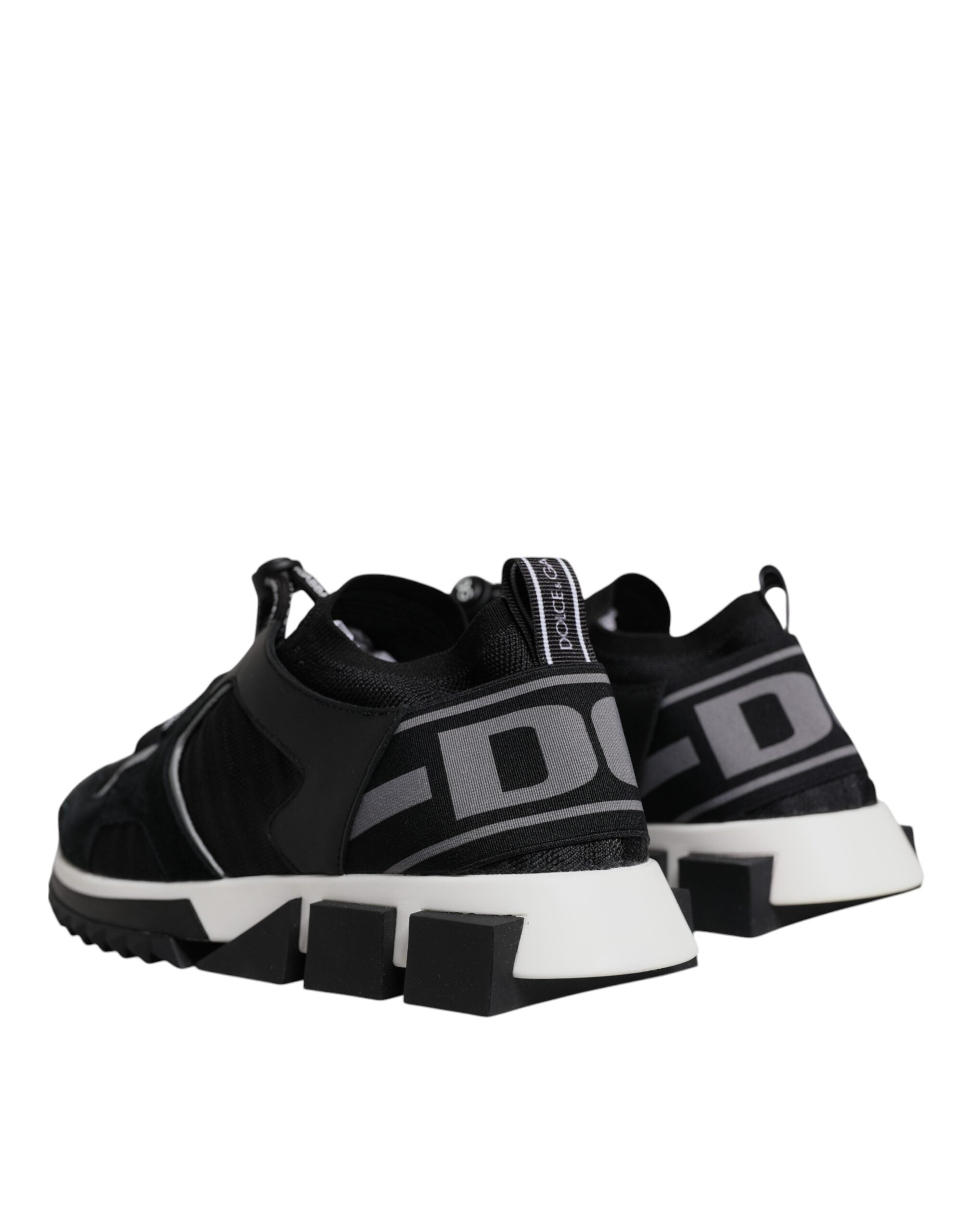 Dolce & Gabbana Schwarz Mesh Sorrento Trekking Turnschuhe Schuhe