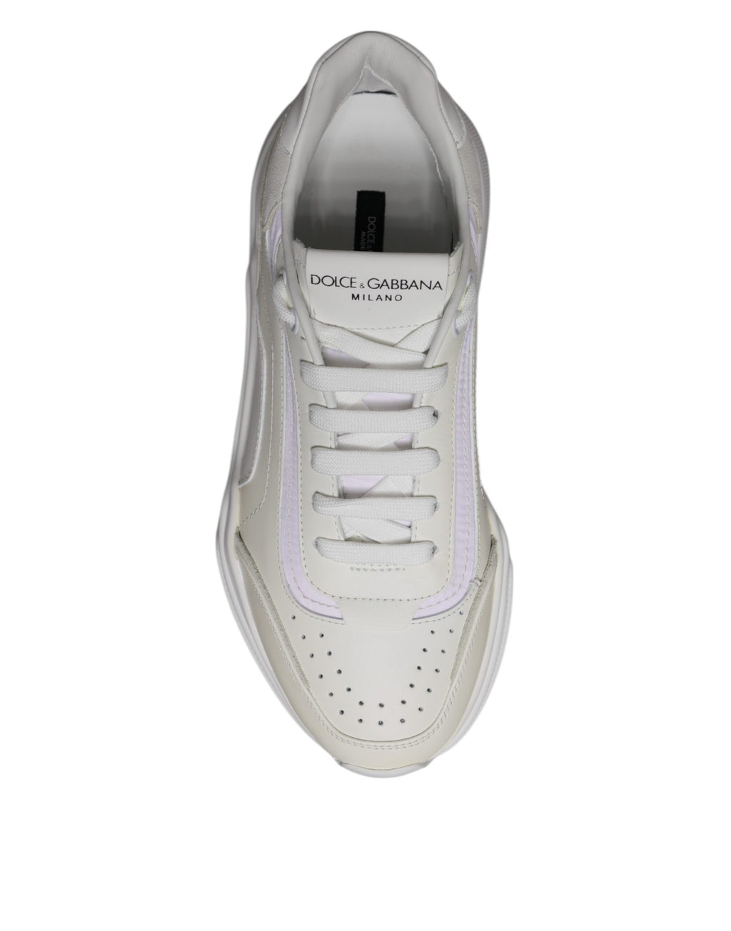 Dolce & Gabbana White Daymaster Low Top Sneakers Shoes