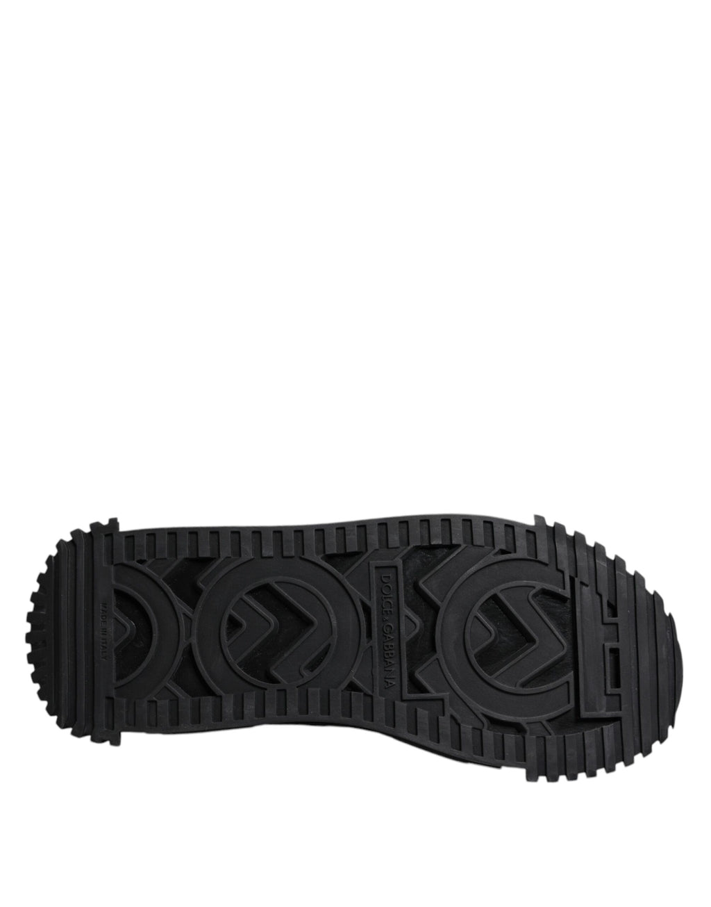 Dolce & Gabbana Schwarz Logo Lace Up Low Top NS1 Turnschuhe Schuhe