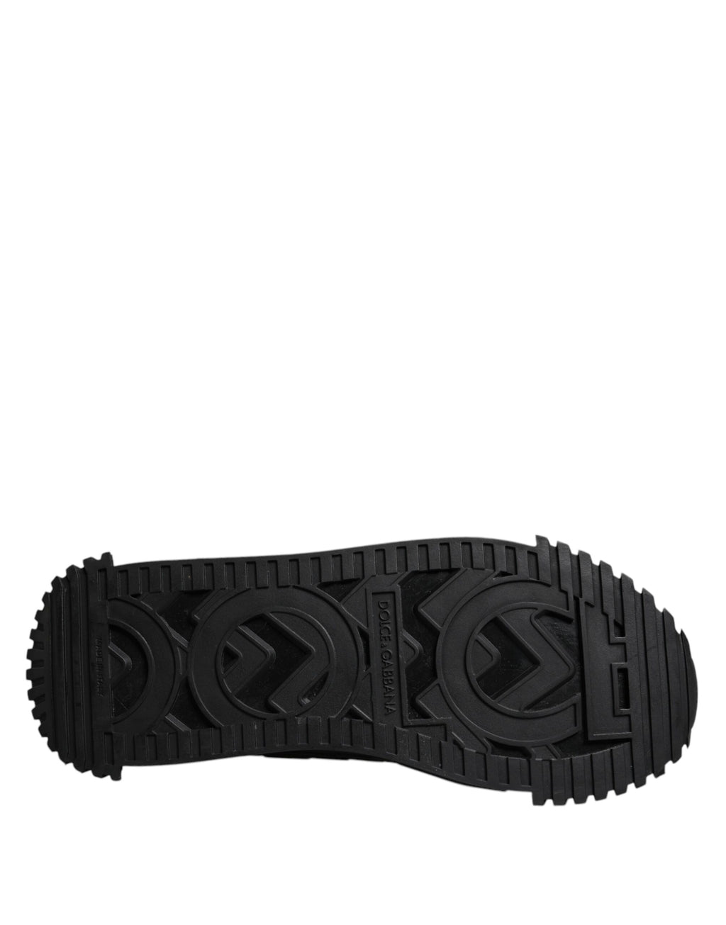 Dolce & Gabbana Schwarz Logo Lace Up Low Top NS1 Turnschuhe Schuhe