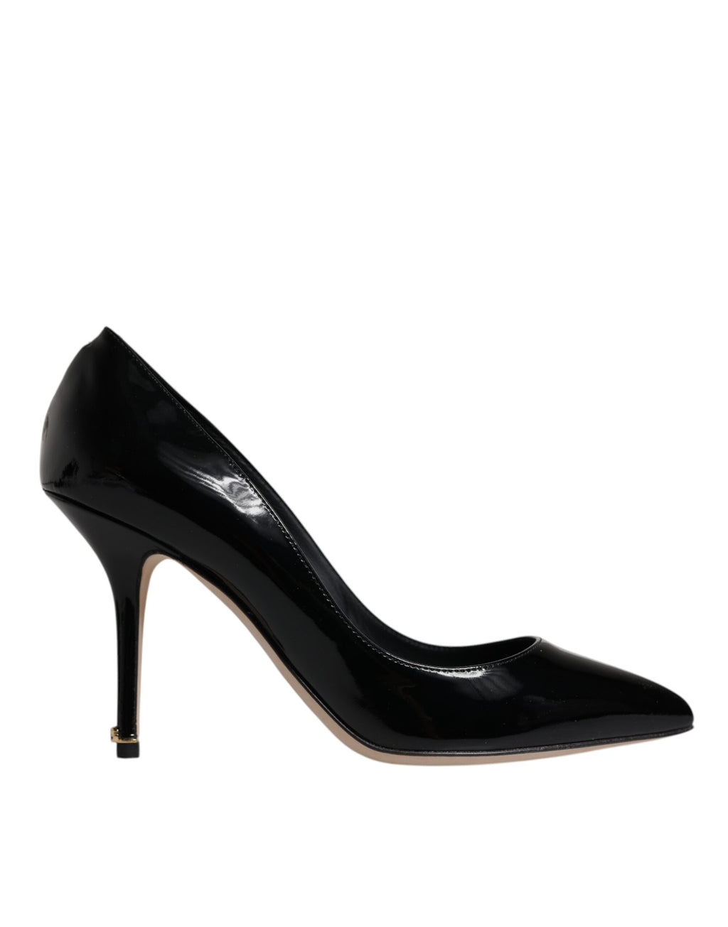 Dolce & Gabbana Schwarze Lackleder High Heels Pumps Schuhe