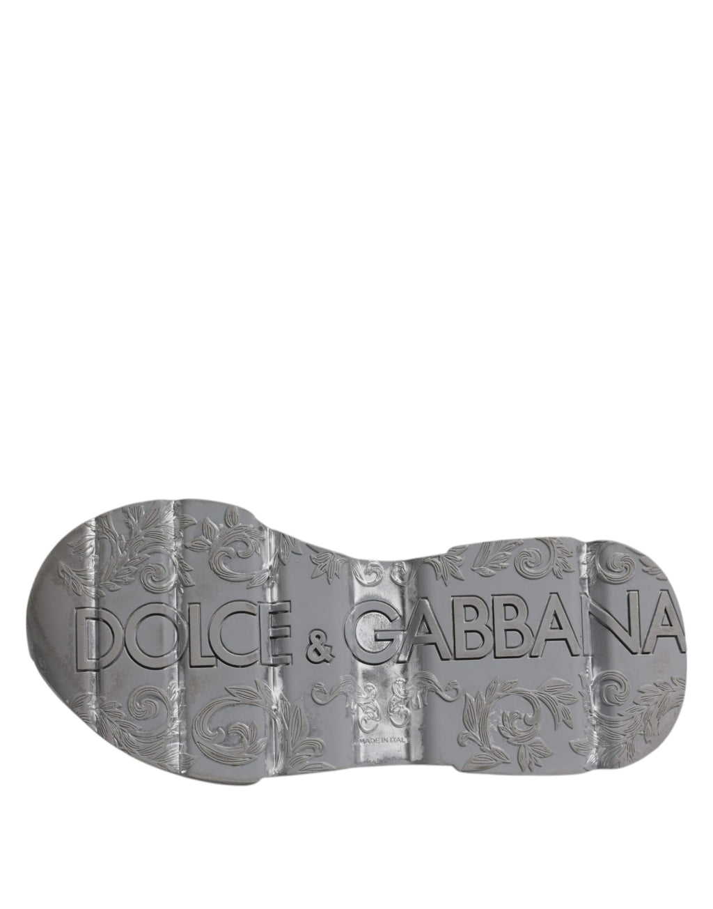 Dolce & Gabbana Weiß Silber Daymaster Low Top Sneaker Schuhe