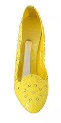 Dolce & Gabbana Gelbe Kristall-High Heels CINDERELLA Schuhe