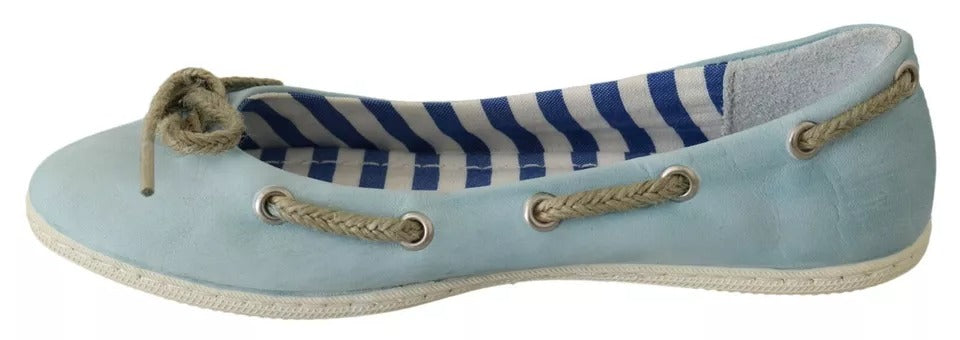 Pantofola D'Oro Minnesota Blaue Streifen Flache Slip-On Schuhe