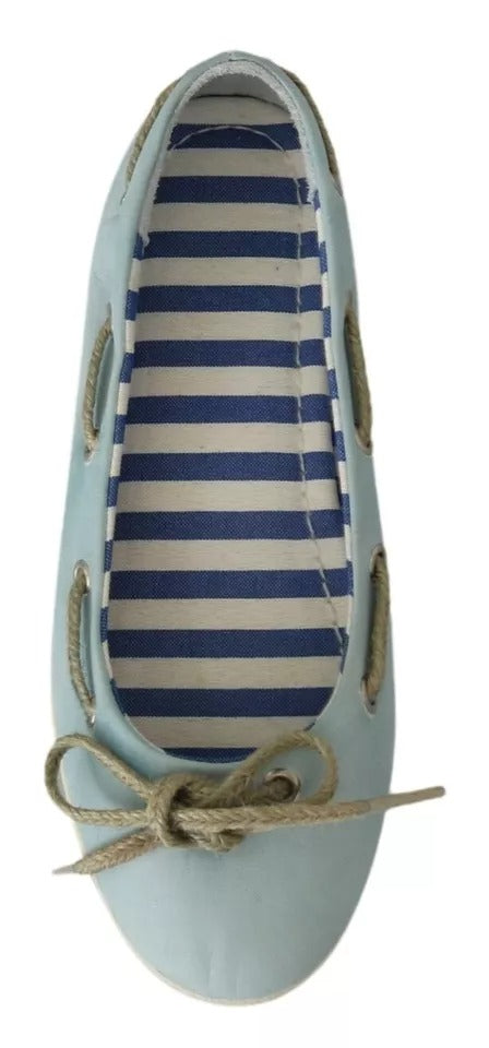 Pantofola D'Oro Minnesota Blaue Streifen Flache Slip-On Schuhe