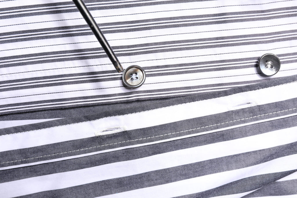 Dolce & Gabbana Mehrfarbig gestreiftes Button Down Freizeithemd