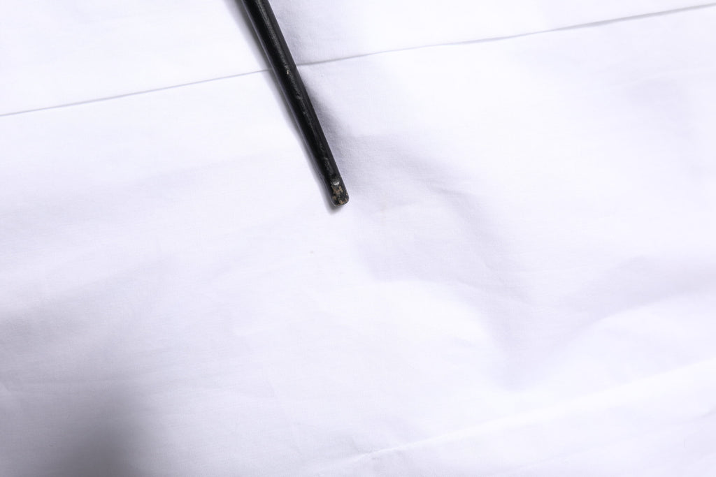 Dolce & Gabbana Weiß GOLD Baumwolle Popeline Lätzchen Formales Herrenhemd