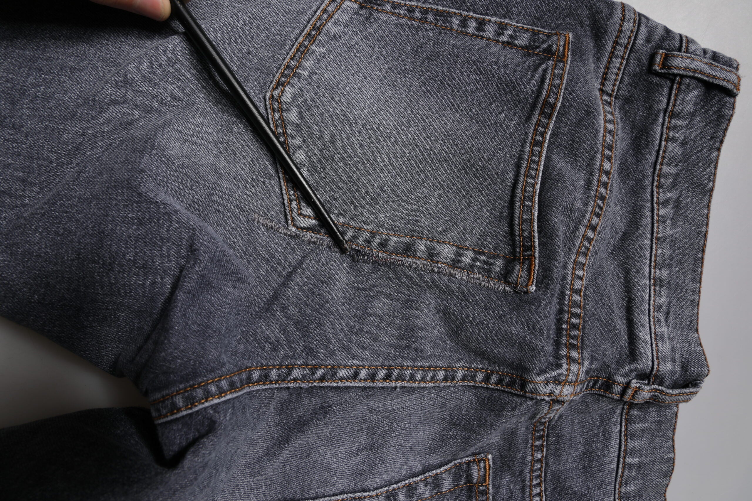 Dolce & Gabbana Dunkelgraue Baumwoll-Stretch-Skinny-Denim-Jeans