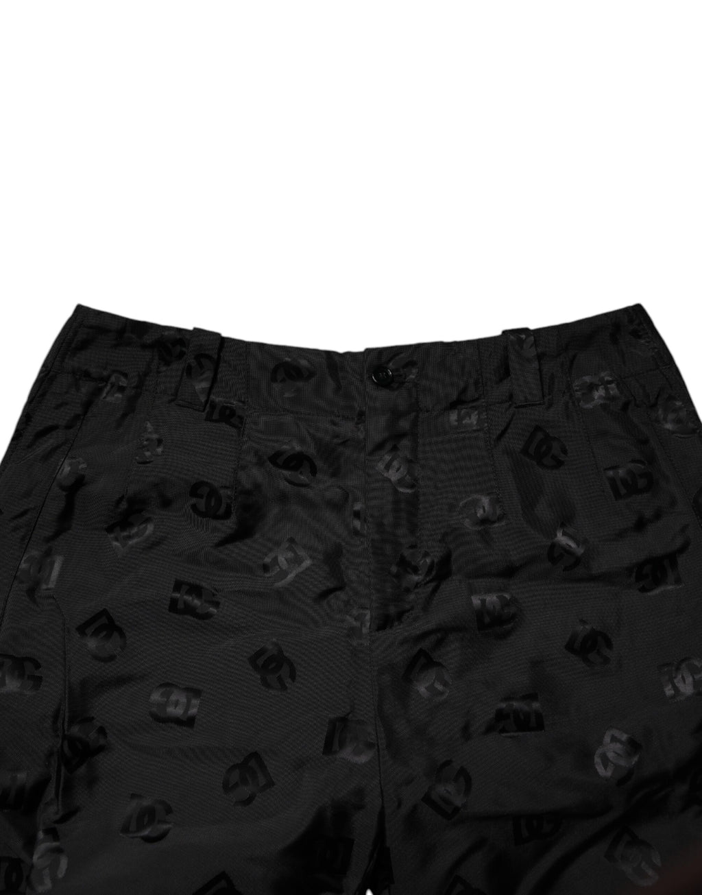 Dolce & Gabbana Schwarze Logo-Monogramm-Hose