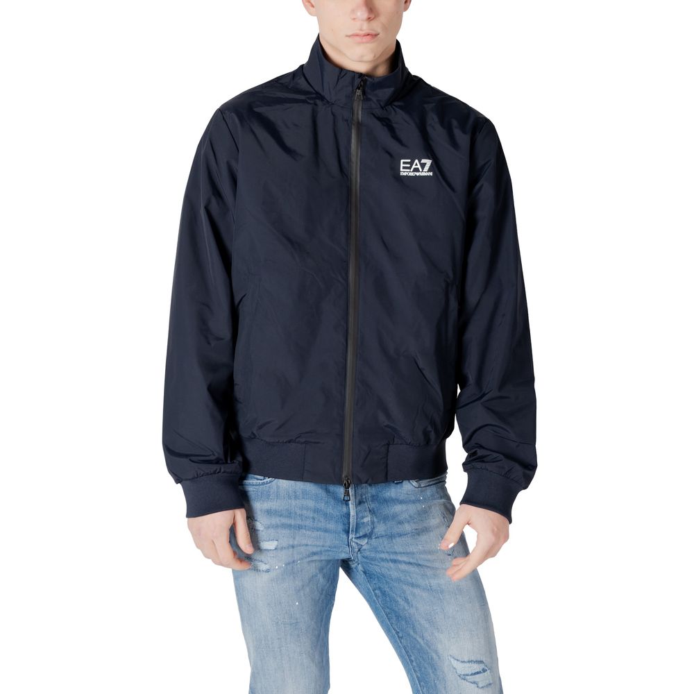 EA7 Emporio Armani Blaue Polyamid-Jacken &amp