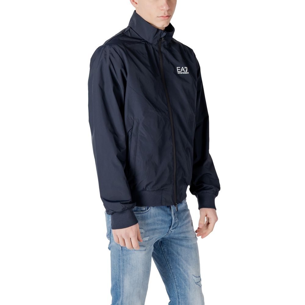 EA7 Emporio Armani Blaue Polyamid-Jacken &amp