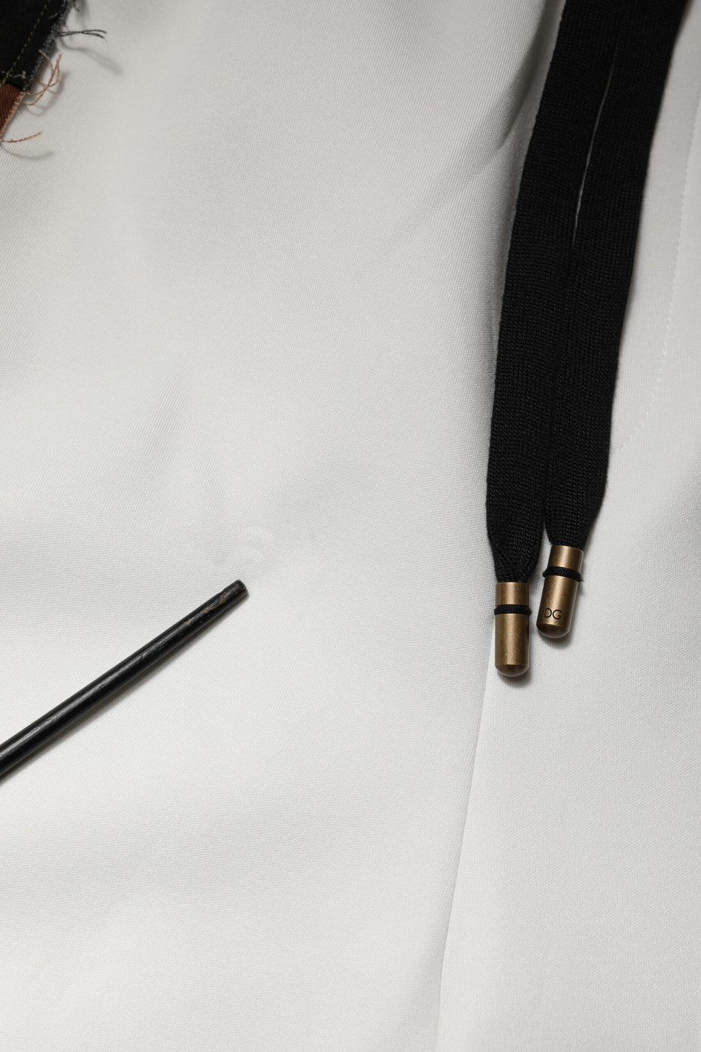 Dolce & Gabbana Weiße Camouflage Patchwork Sweatpants Hose