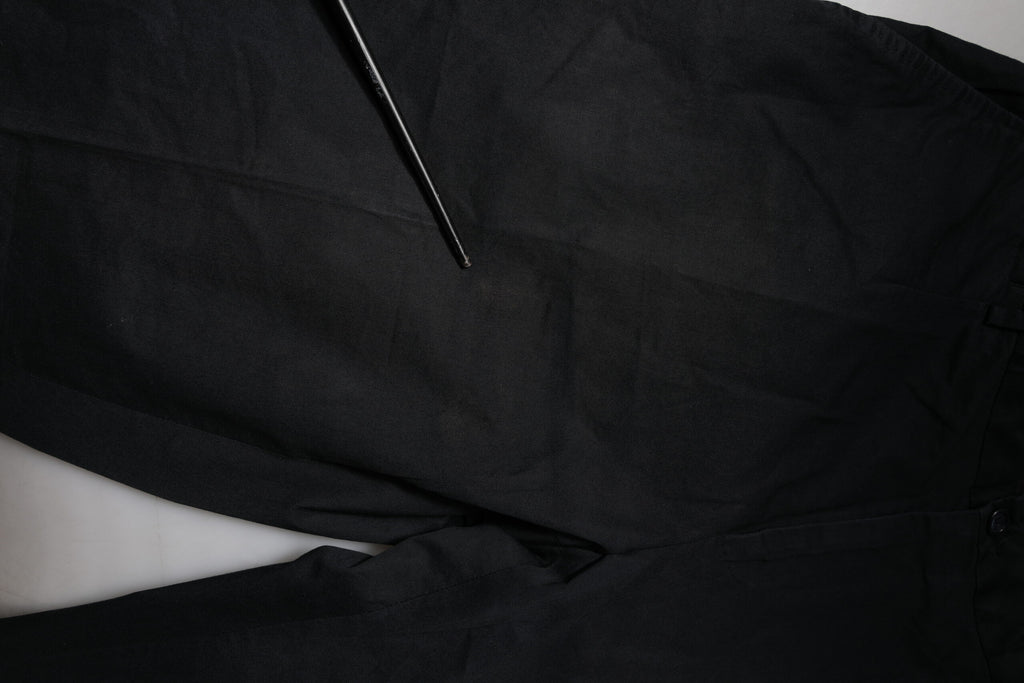 Dolce & Gabbana Schwarze Baumwolle Stretch Skinny Kleid Formelle Hose