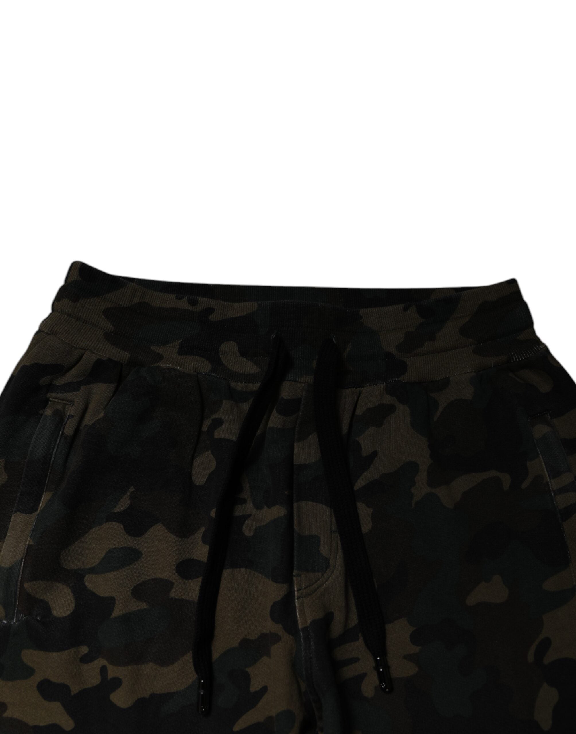 Dolce & Gabbana Multicolor Camouflage Jogger-Sweatpants Hose