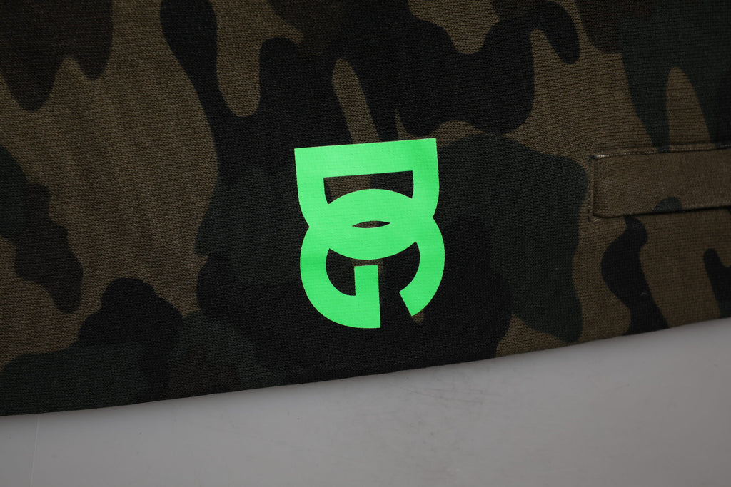 Dolce & Gabbana Multicolor Camouflage Jogger-Sweatpants Hose