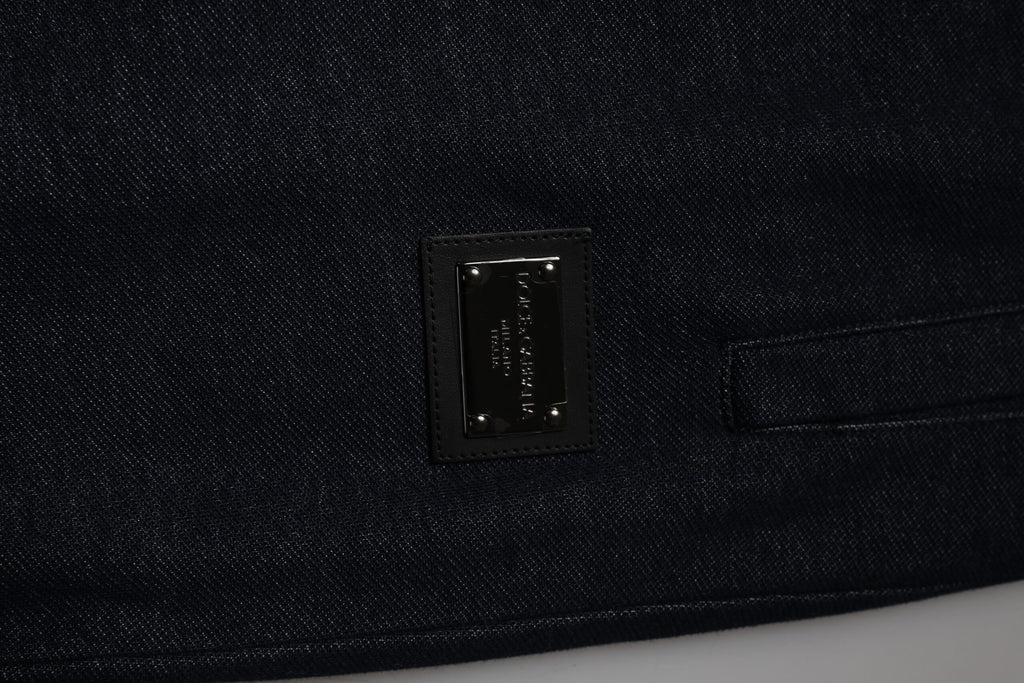 Dolce & Gabbana Schwarzer Jacquard-Jogger Herren-Sweatpants Hose