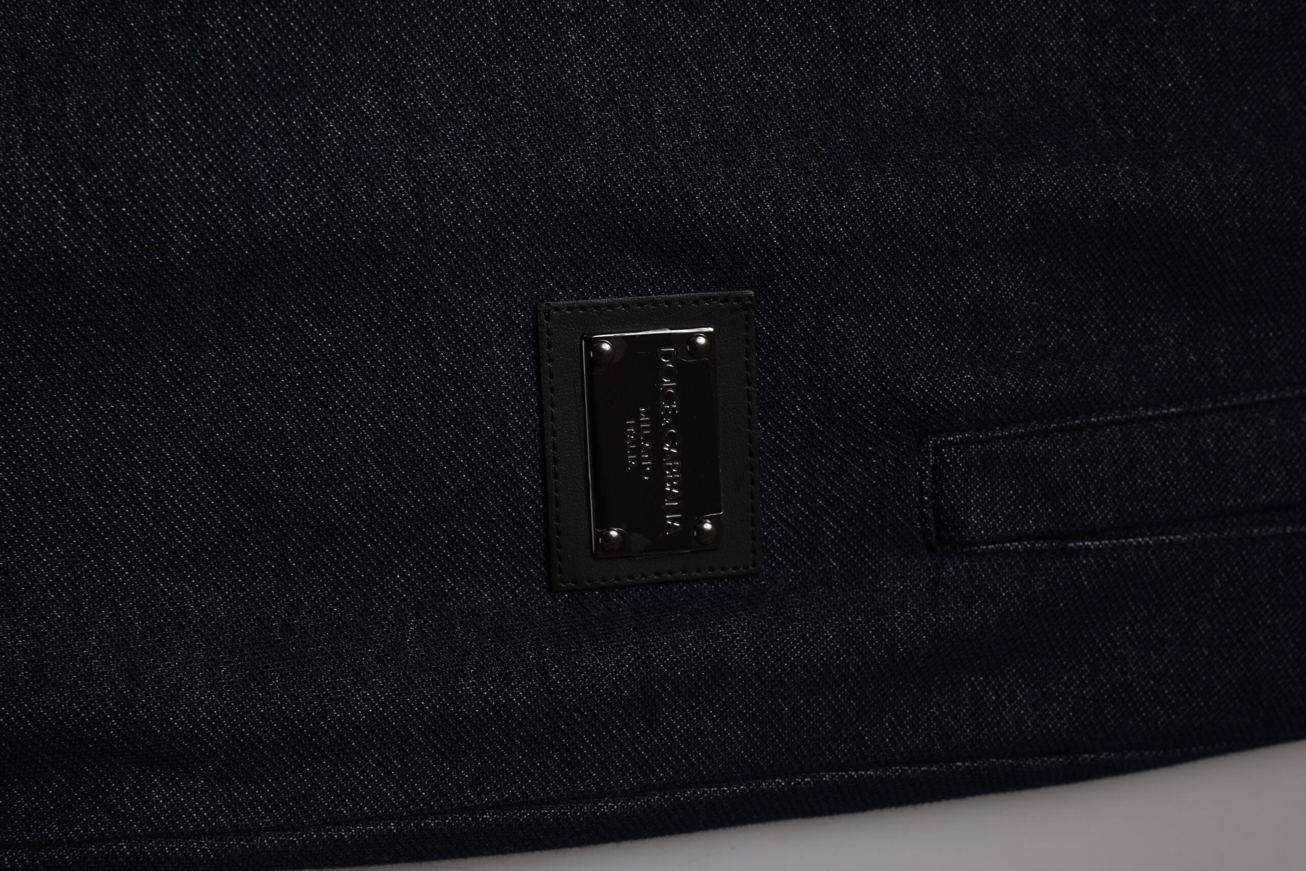 Dolce & Gabbana Schwarzer Jacquard-Jogger Herren-Sweatpants Hose