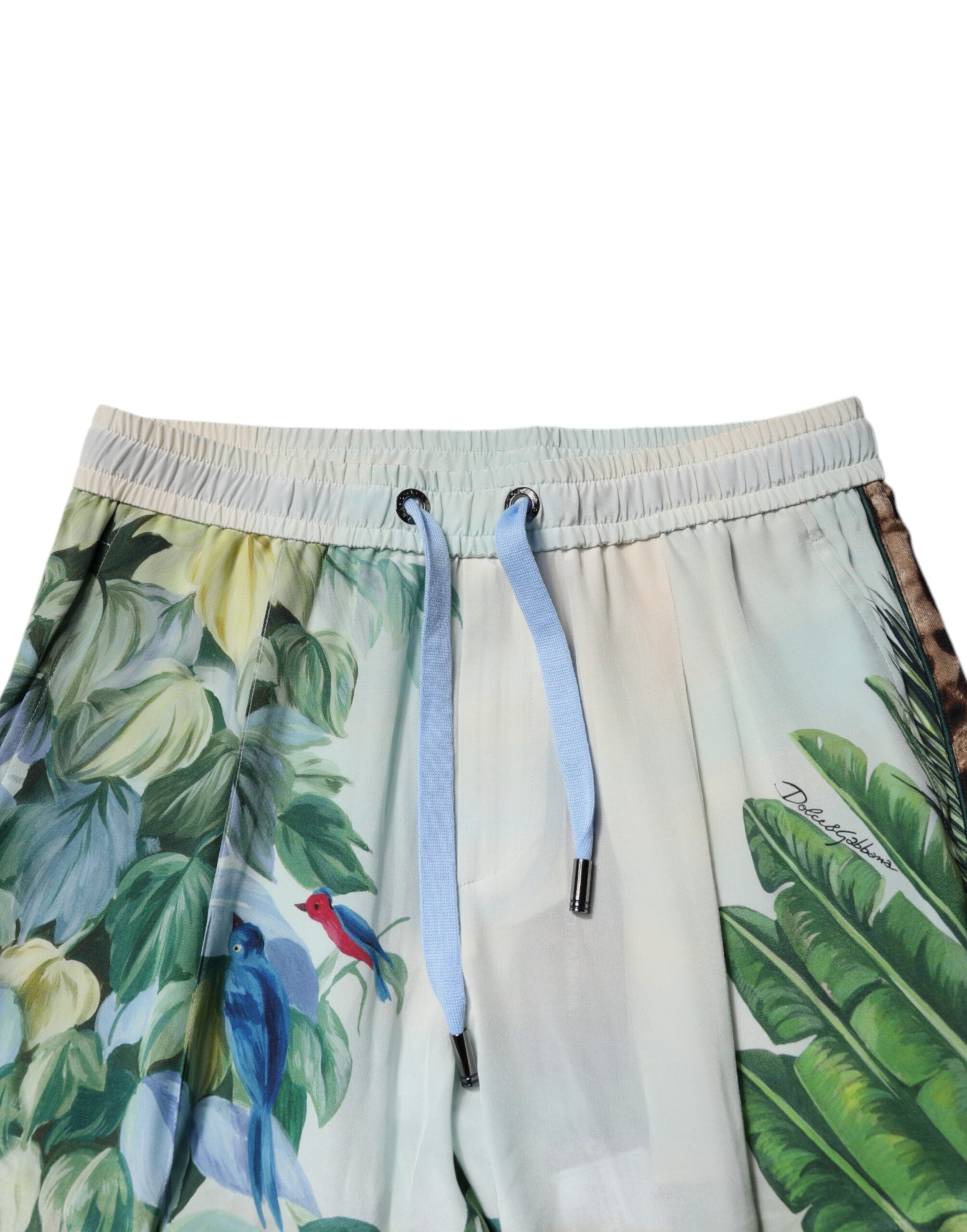 Dolce & Gabbana Multicolor Tropical Jogger-Sweatpants Hosen