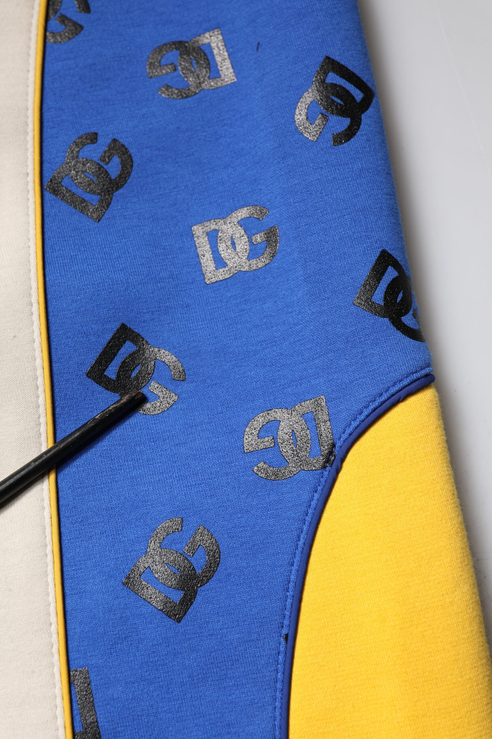 Dolce & Gabbana Multicolor Baumwolle DG Jogger Sweatpants Hosen