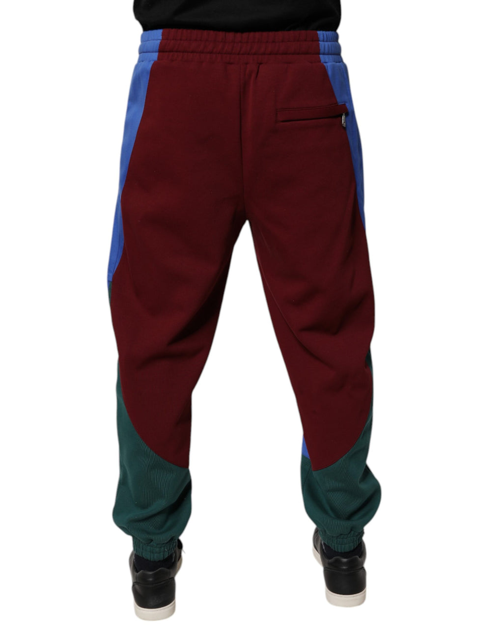 Dolce & Gabbana Multicolor Baumwolle Männer Jogger Sweatpants Hosen