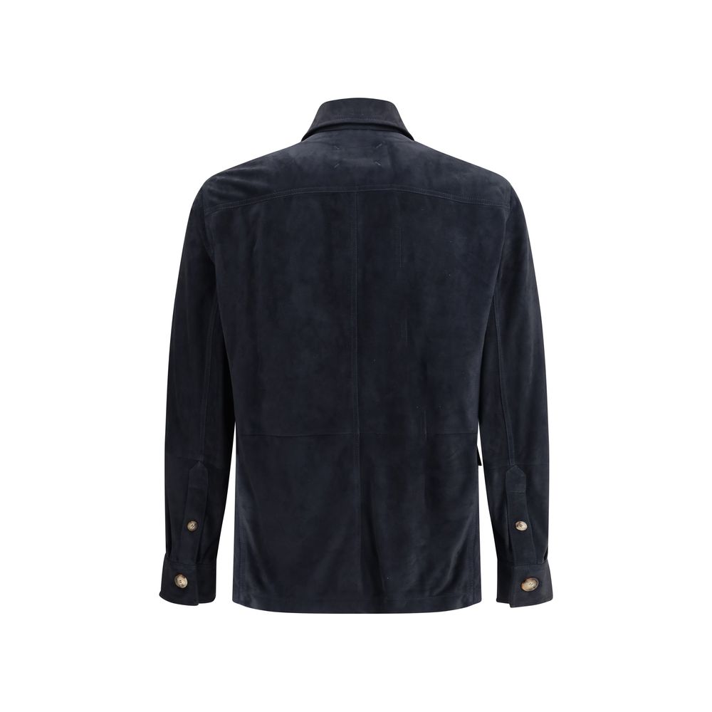 Brunello Cucinelli Wildlederhemd Jacke