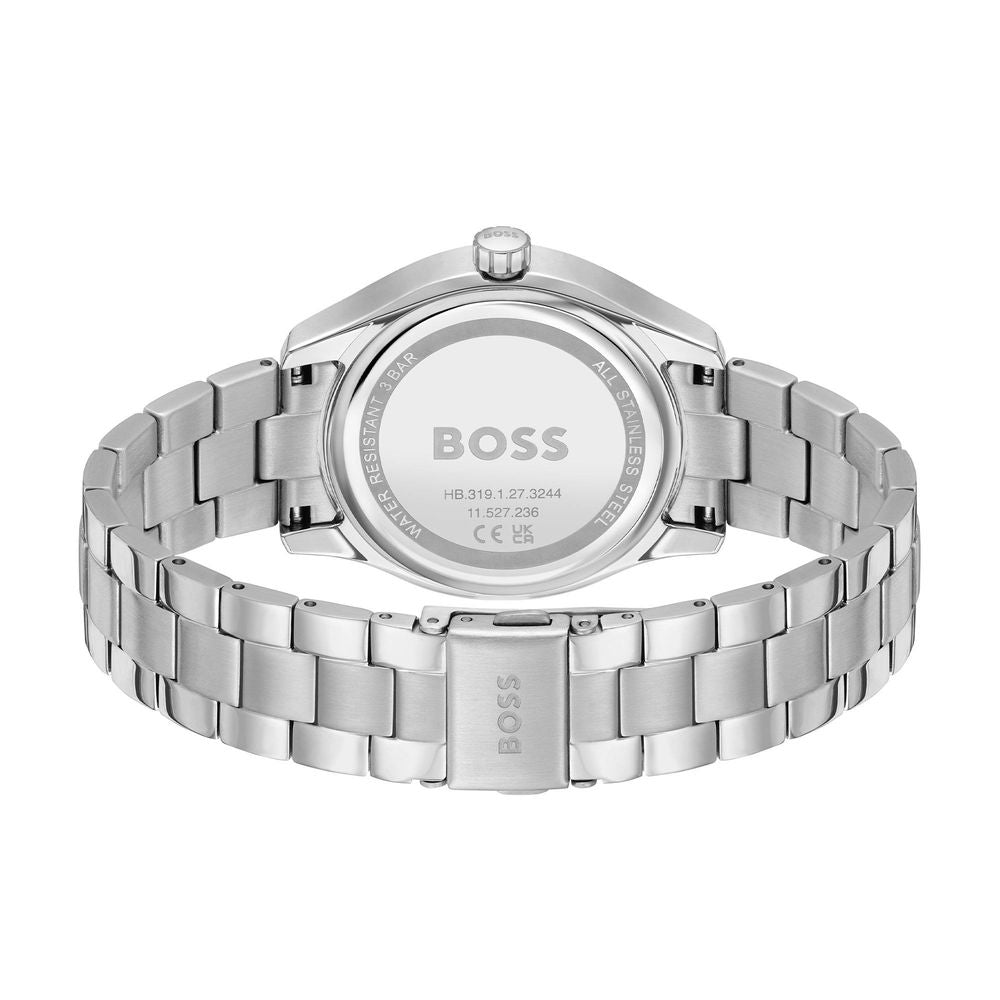 Hugo Boss Silberne Uhr aus Edelstahl