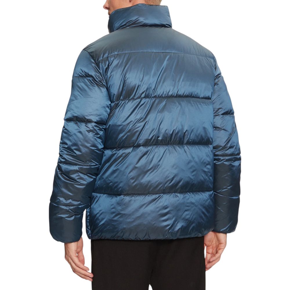 Calvin Klein Jeans Blaue Jacken aus recyceltem Polyamid &amp