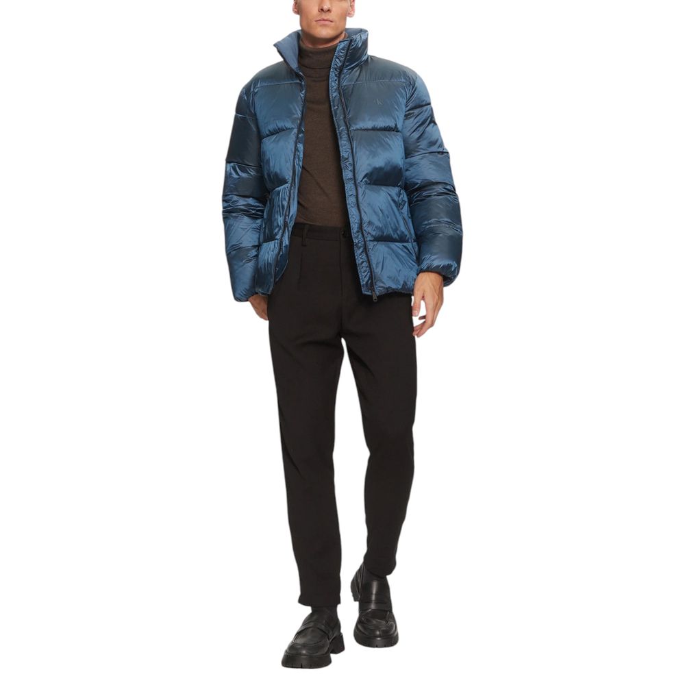 Calvin Klein Jeans Blaue Jacken aus recyceltem Polyamid &amp