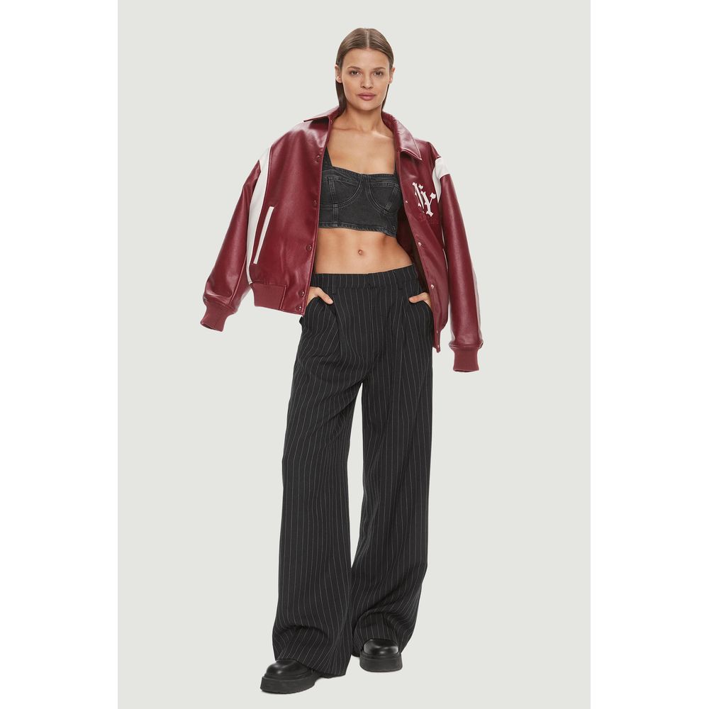 Tommy Hilfiger Jeans Schwarzes Top aus recycelter Baumwolle