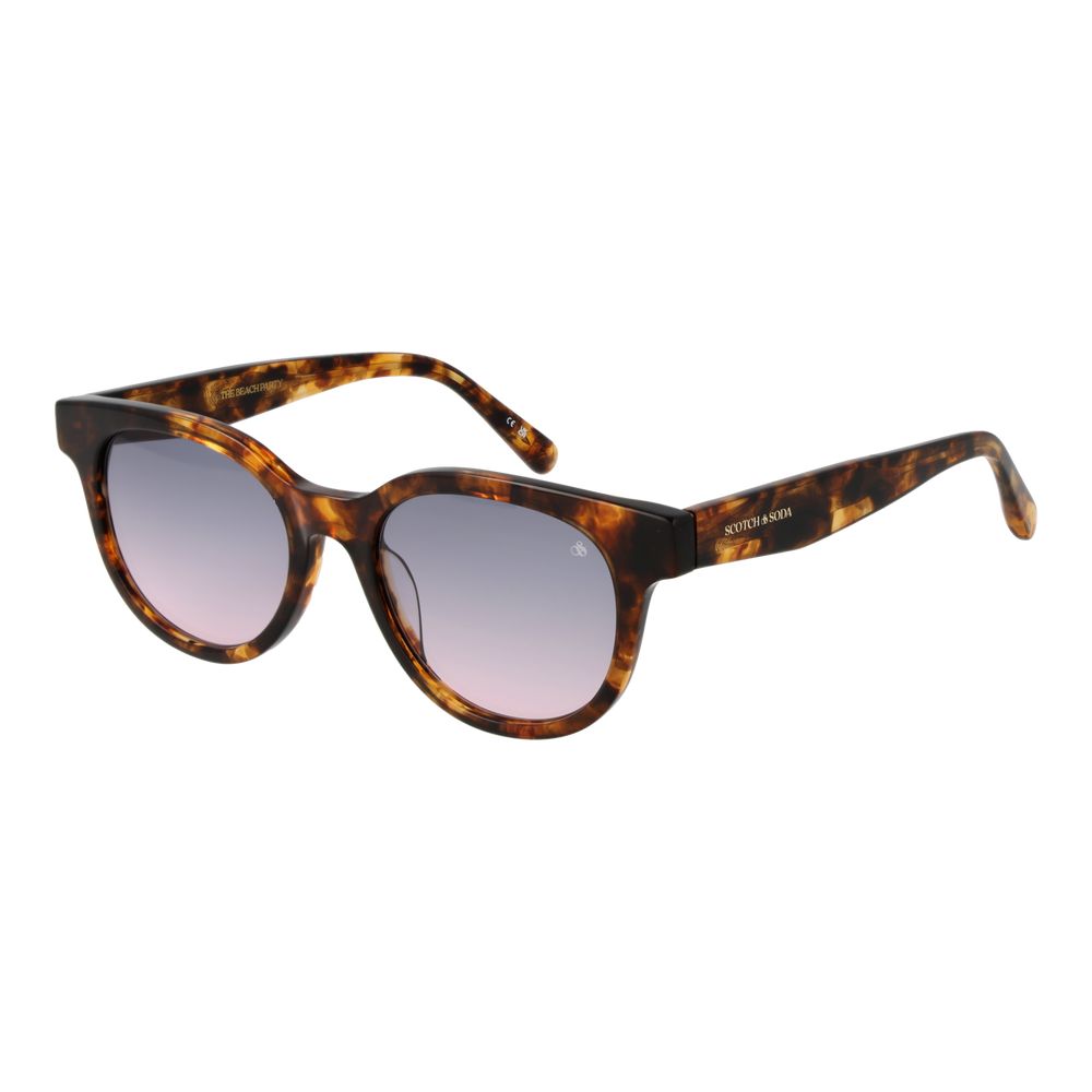 Scotch & Soda Braune Sonnenbrille aus Acetat