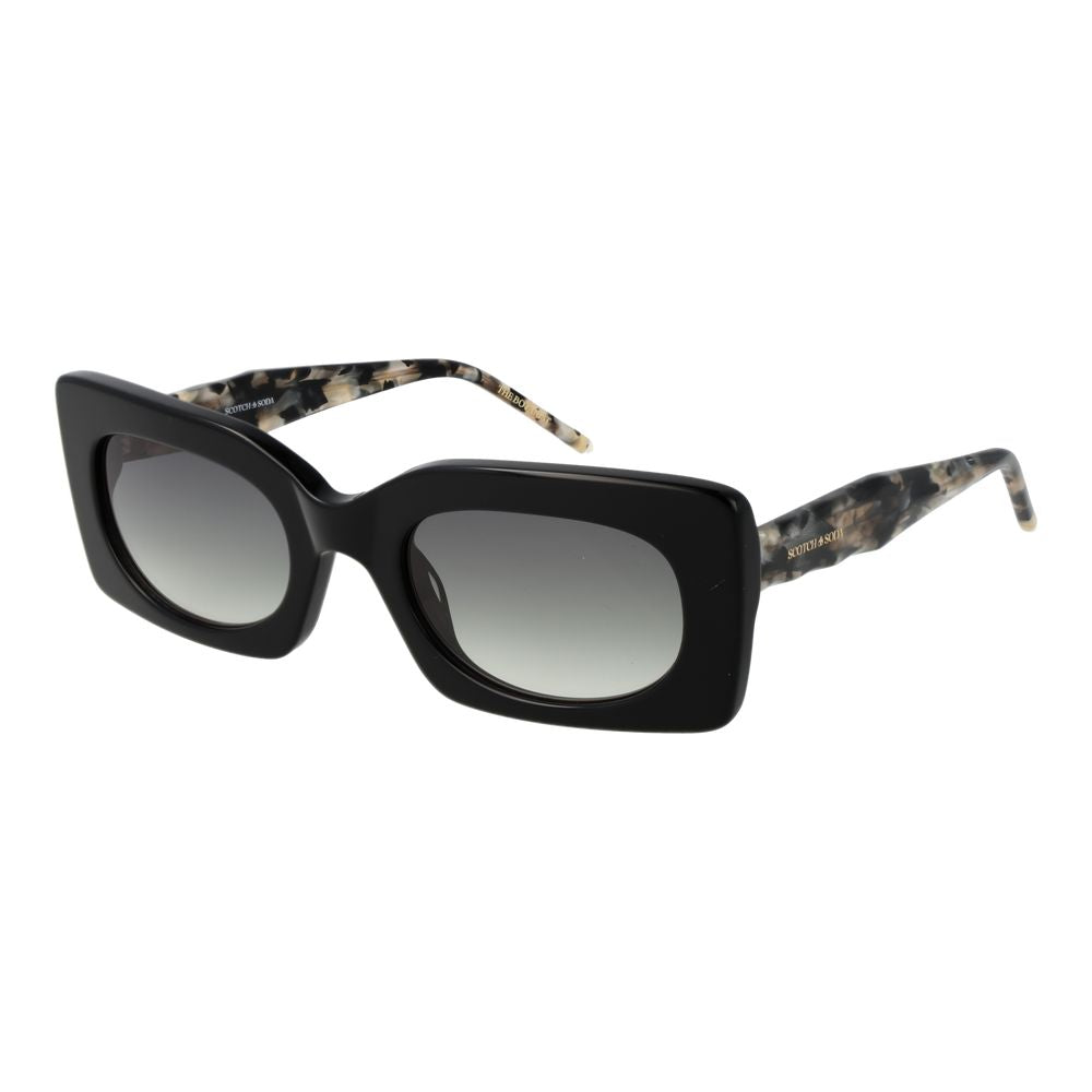 Scotch & Soda Schwarze Sonnenbrille aus Acetat