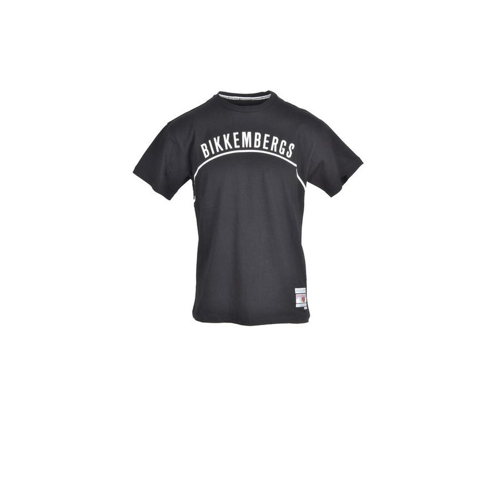 Bikkembergs Schwarzes T-Shirt aus Baumwolle