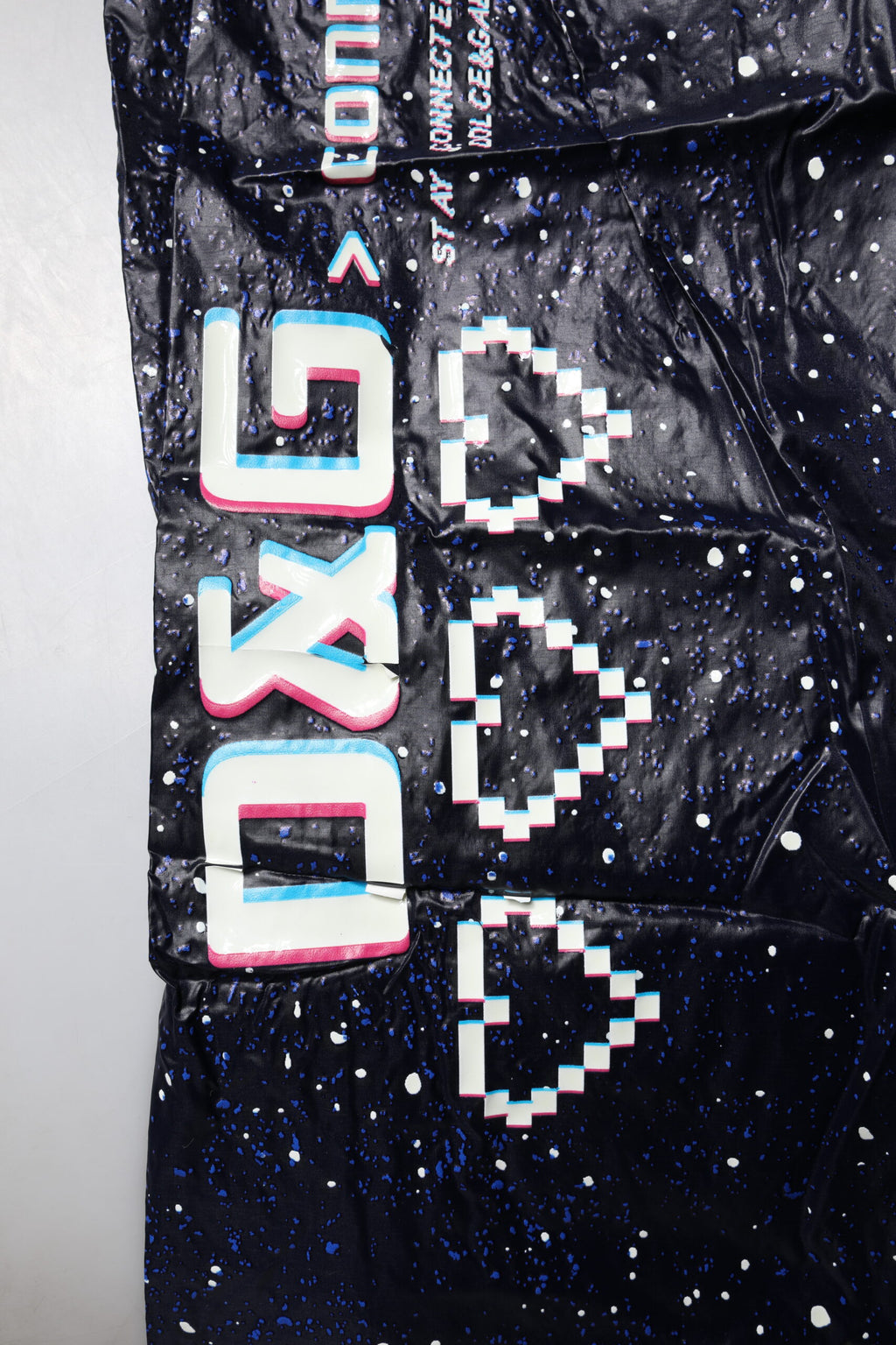 Dolce & Gabbana Dunkelblaue DG Game Print Baumwoll-Jogger-Hose