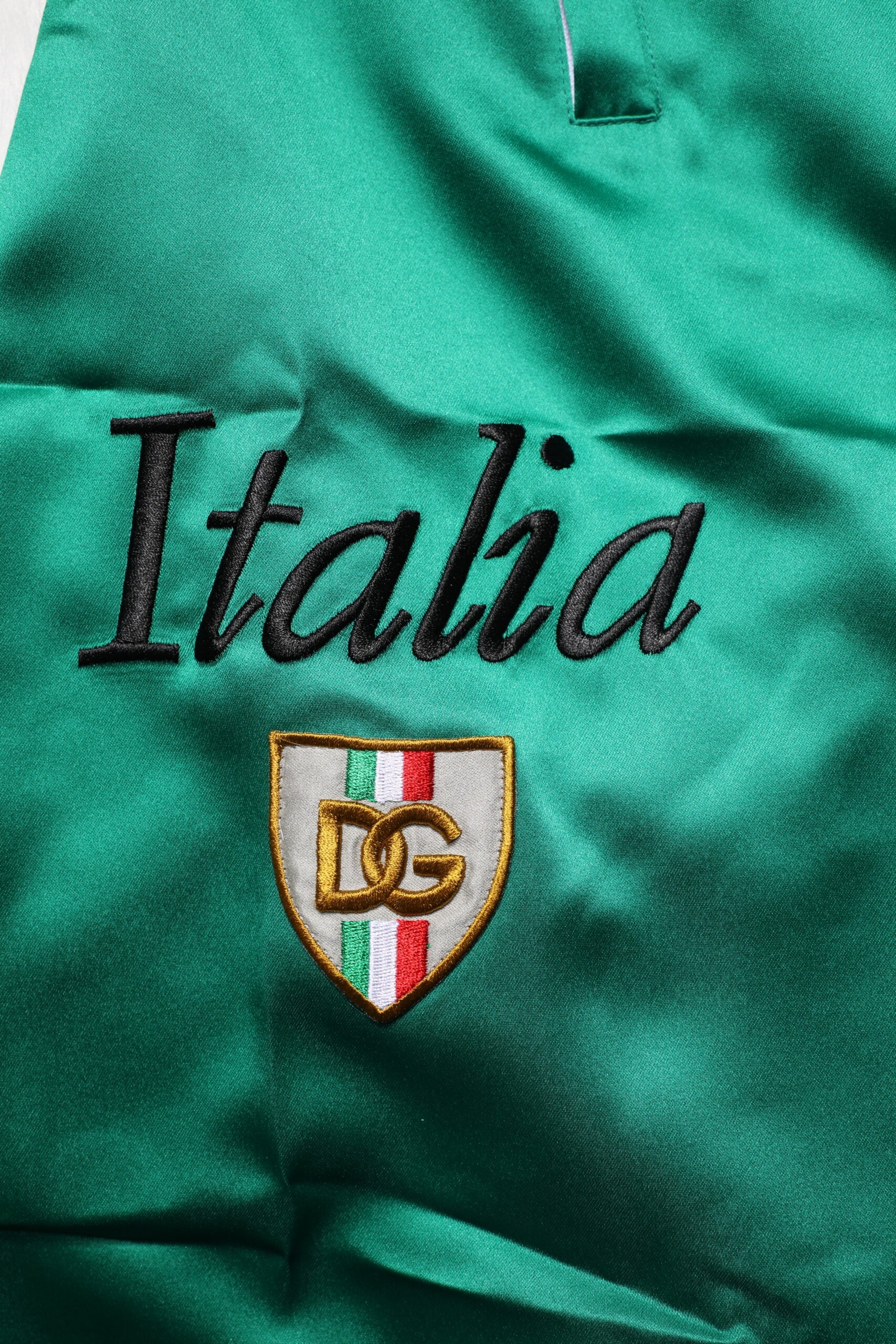 Dolce & Gabbana Multicolor Italia Polyester Bermudashorts