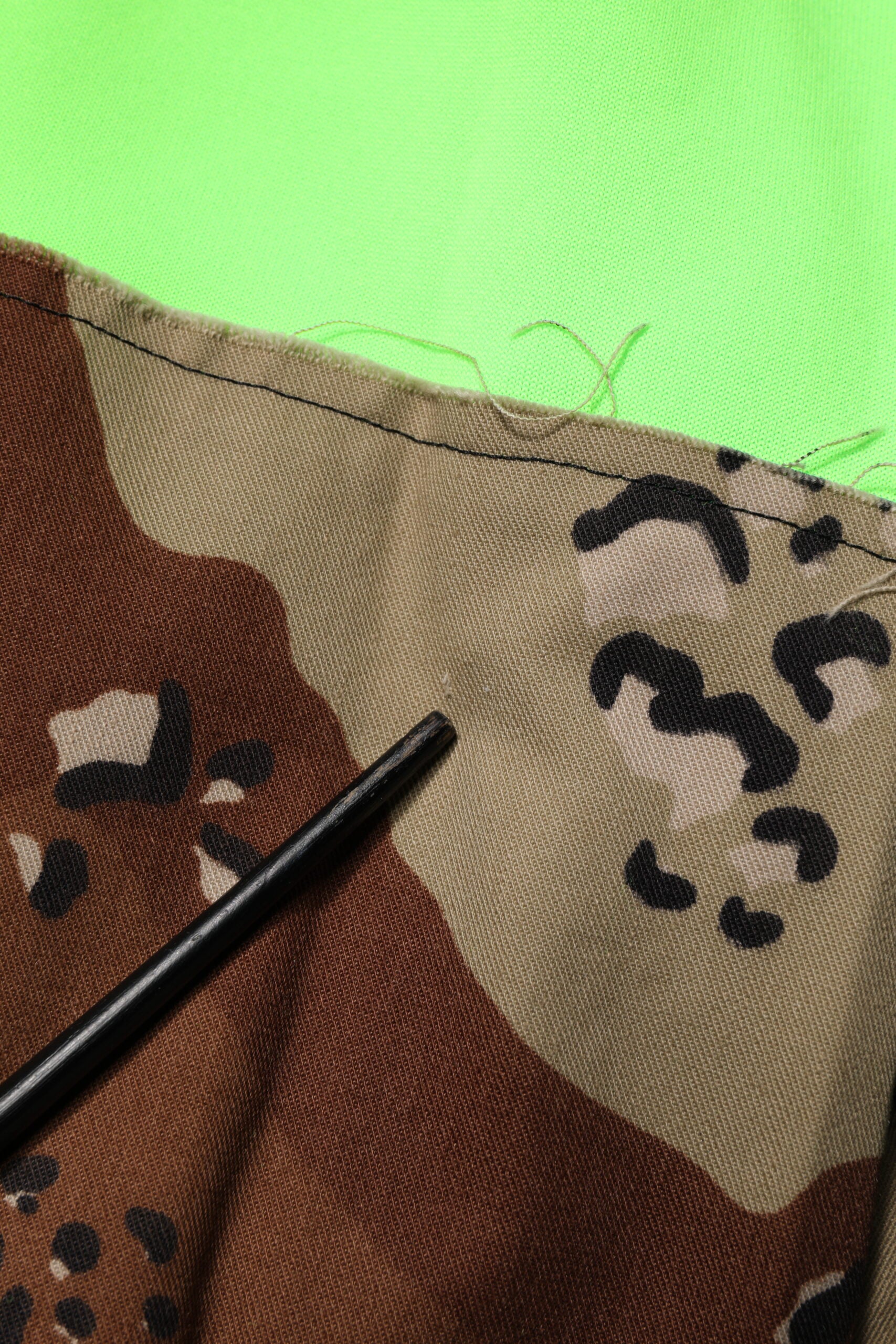 Dolce & Gabbana Grüne Cargo-Bermudashorts mit Patchwork