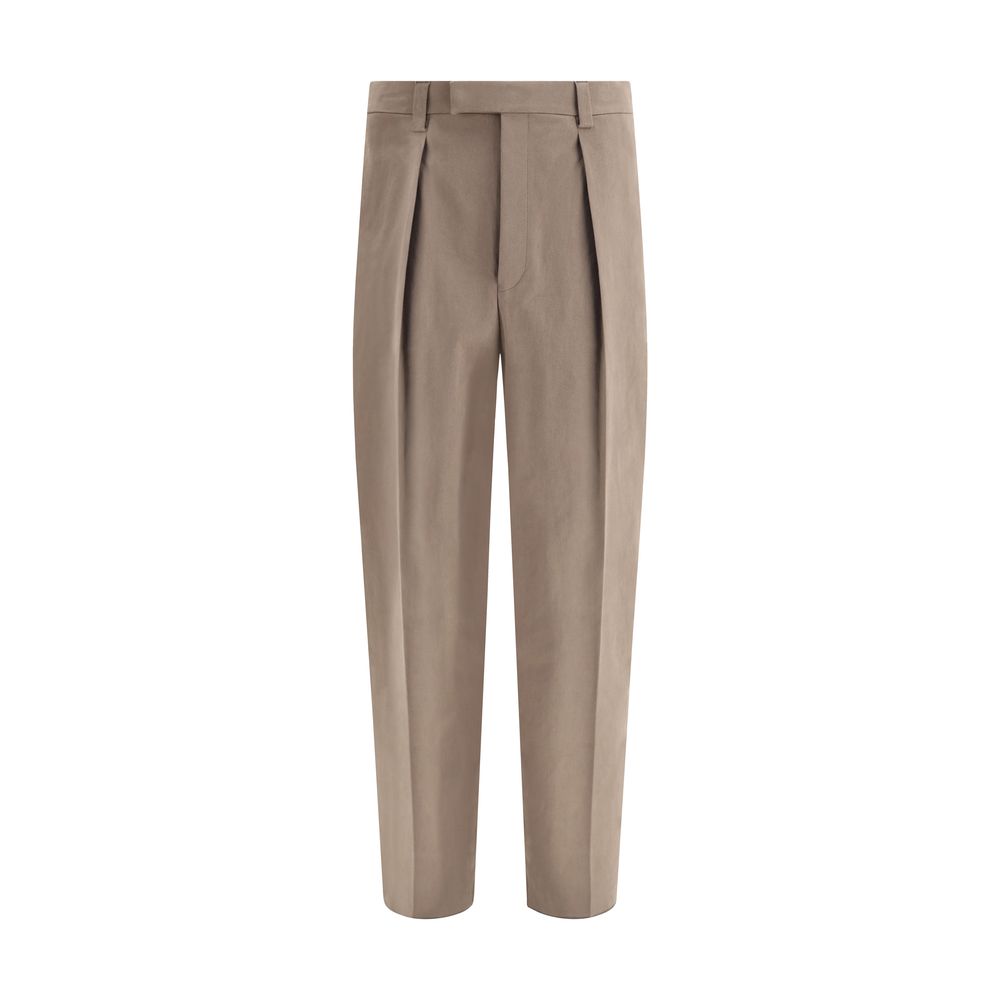 Ferragamo Hose mit weitem Bein aus Baumwolle