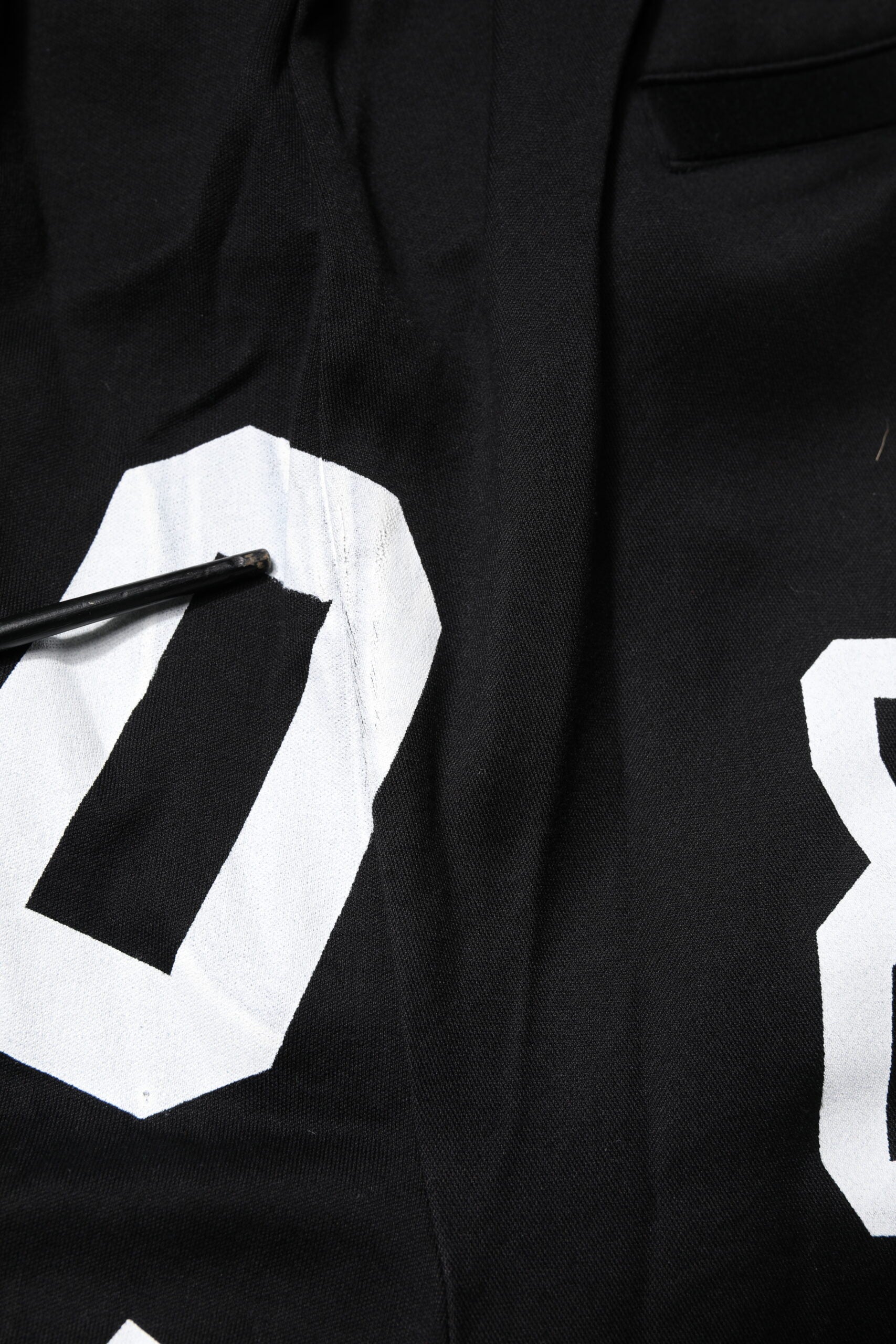 Dolce & Gabbana Schwarze Logo-Baumwoll-Bermudas Sweatshorts Shorts