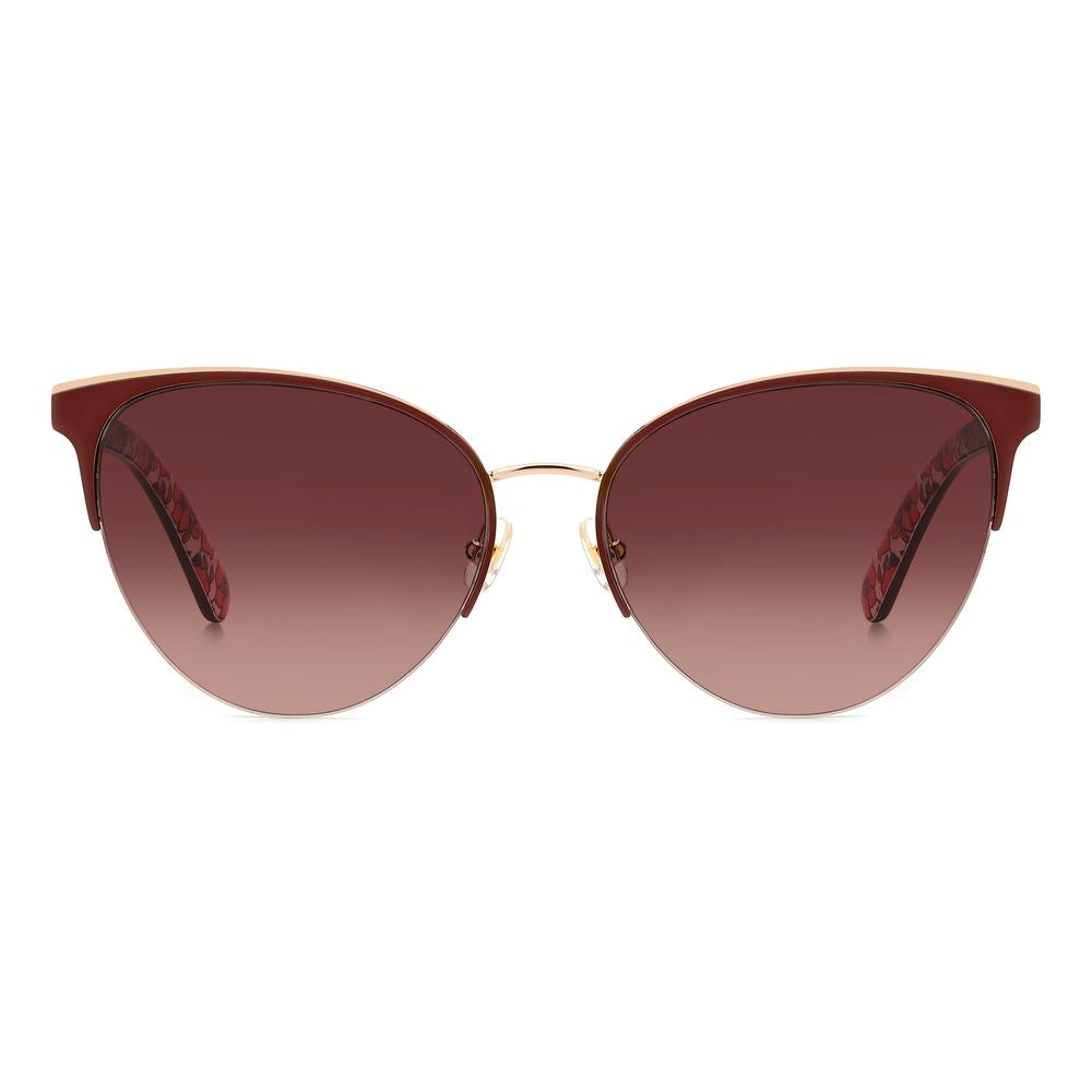 Kate Spade Rote Metall-Sonnenbrille