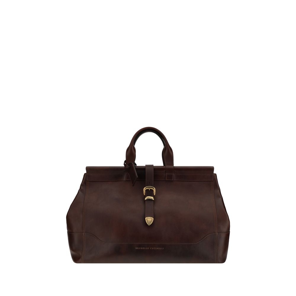 Brunello Cucinelli Reisetasche aus Leder