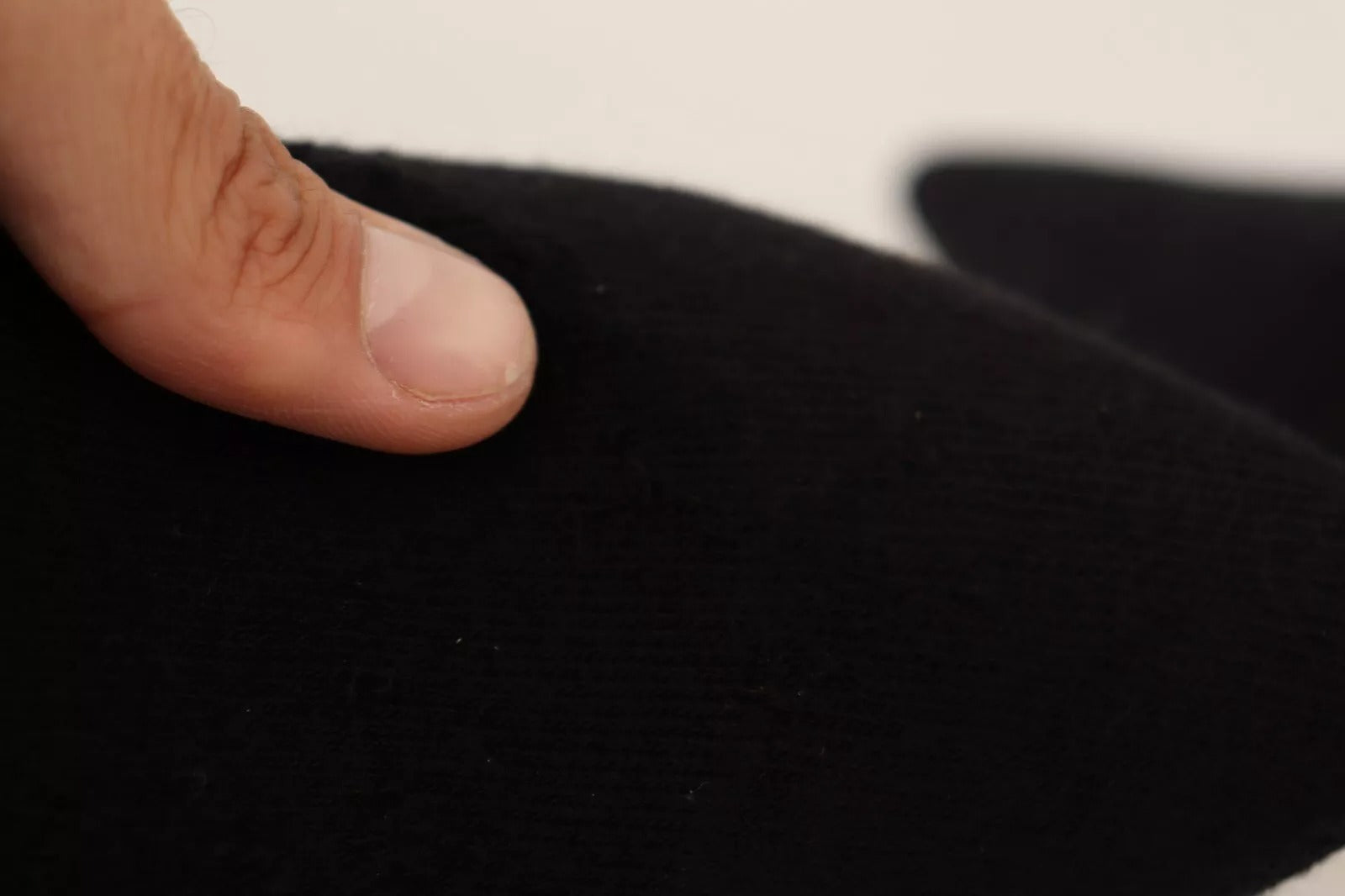 GCDS Schwarzes Wildleder Logo Socken Block Heel Stiefeletten Schuhe