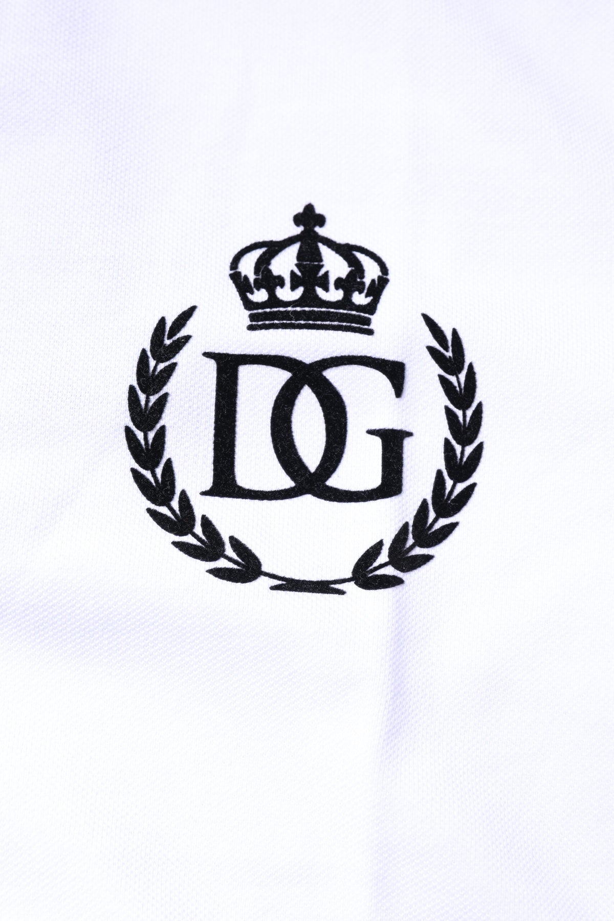 Dolce & Gabbana Wit Katoenen Poloshirt voor Heren met Kroonkraag