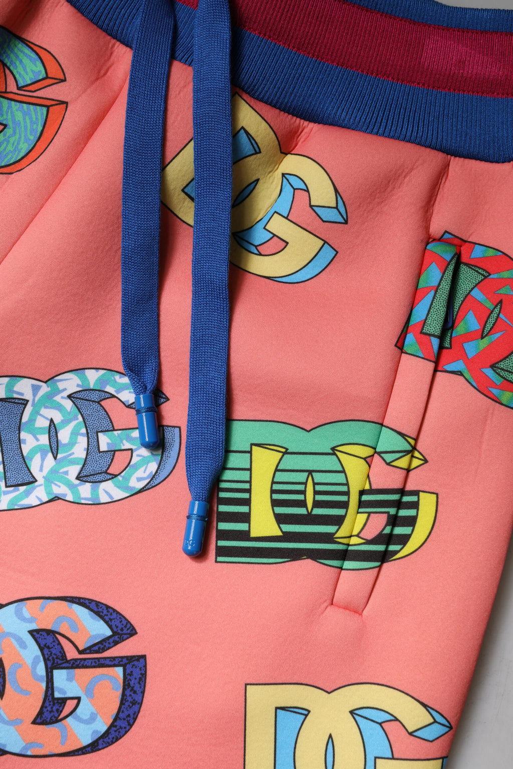 Dolce & Gabbana Rosa Logo-Monogramm-Jogger-Sweatpants Hose