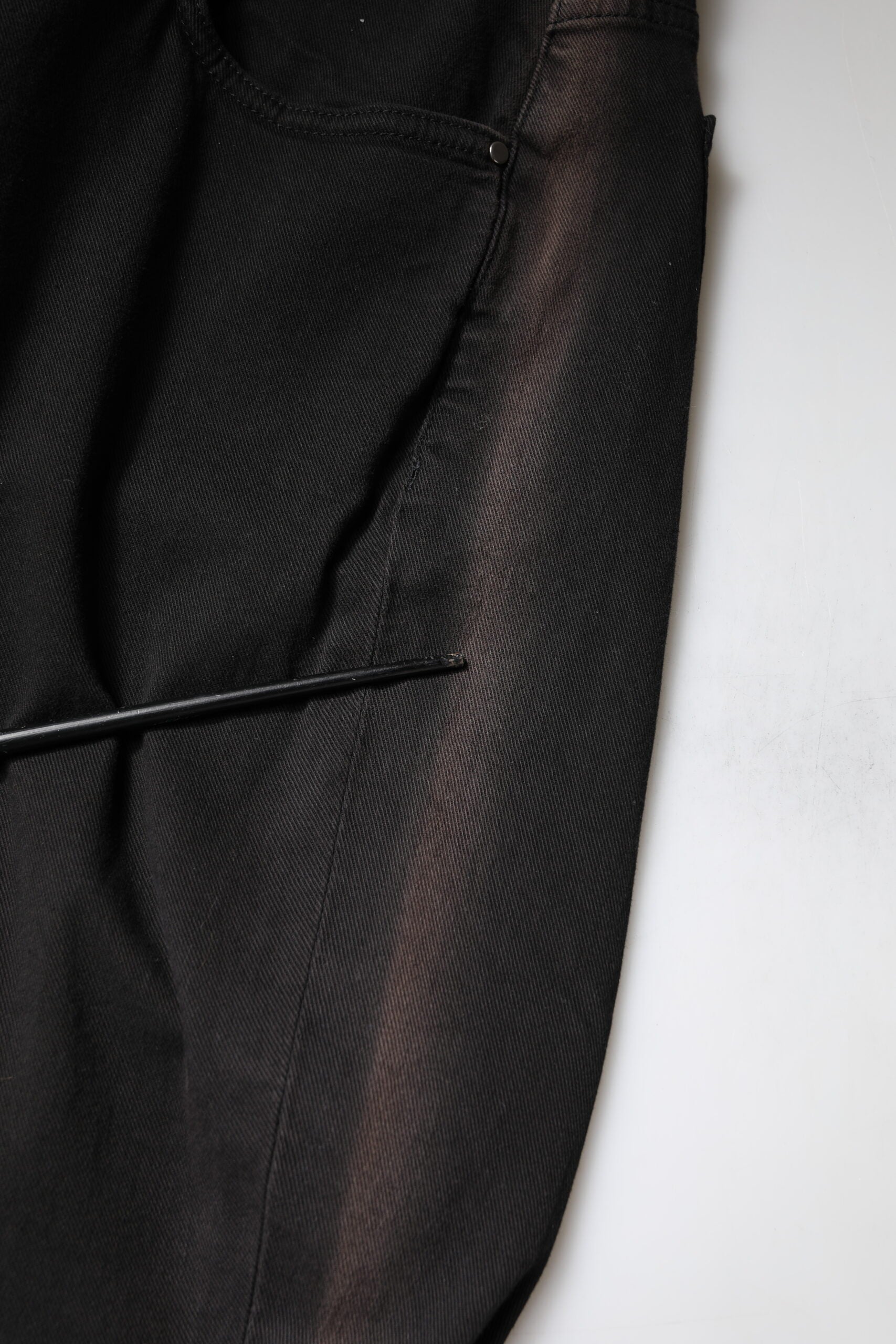 Dolce & Gabbana Schwarze Skinny Denim-Jeans mit hoher Taille aus Baumwolle