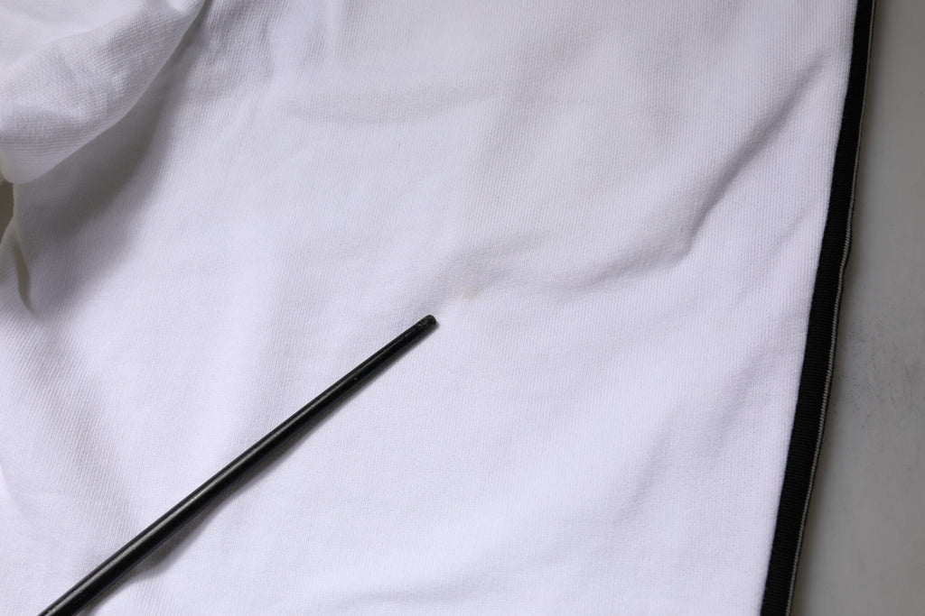 Dolce & Gabbana Weiße Baumwoll-Stretch-Jogger-Sweatpants Hose