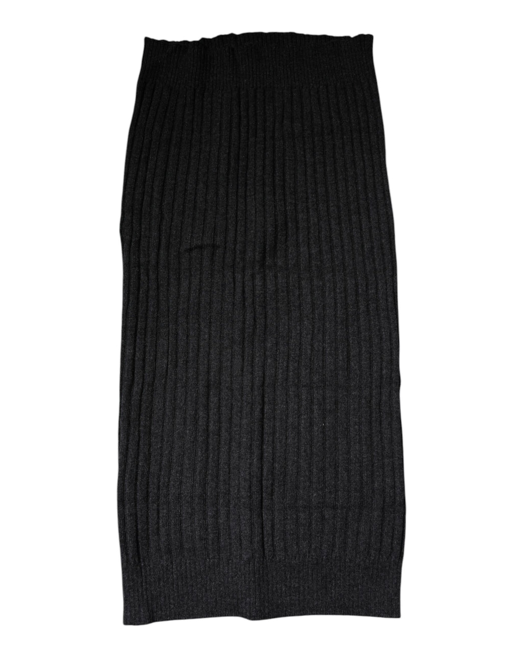 Dolce & Gabbana Schwarzer Kaschmir Strick-Halswärmer Foulard-Schal