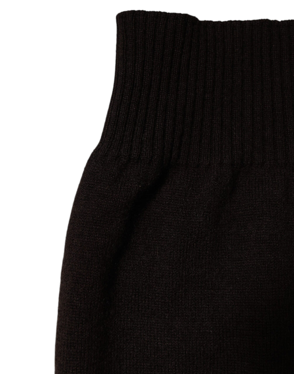 Dolce & Gabbana Brauner Kaschmir Gestrickter Halswärmer Foulard Schal