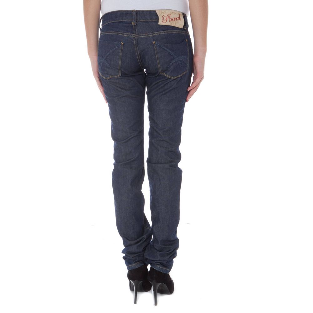 Phard Blaue Baumwolle Frauen Jeans