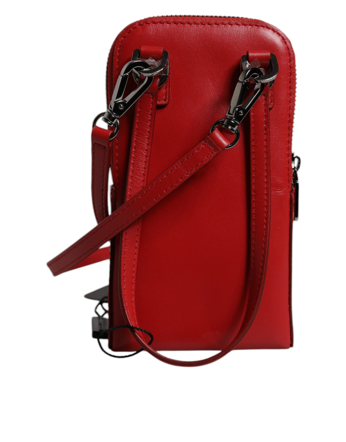 Dolce & Gabbana Rote Leder Handytasche mit Umhängeband