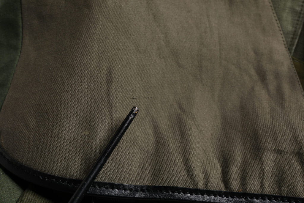 Dolce & Gabbana Militärgrünes Patchwork-Reiserucksacktasche