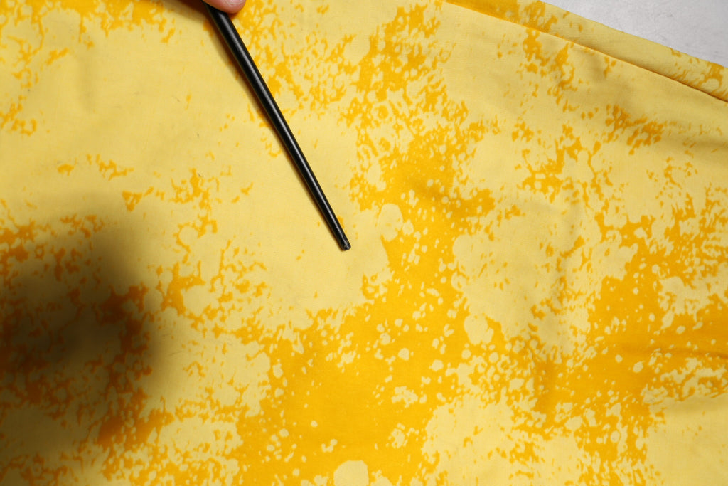 Dolce & Gabbana Gelbe Krawattenfärbung Baumwolle Straight Denim Jeans